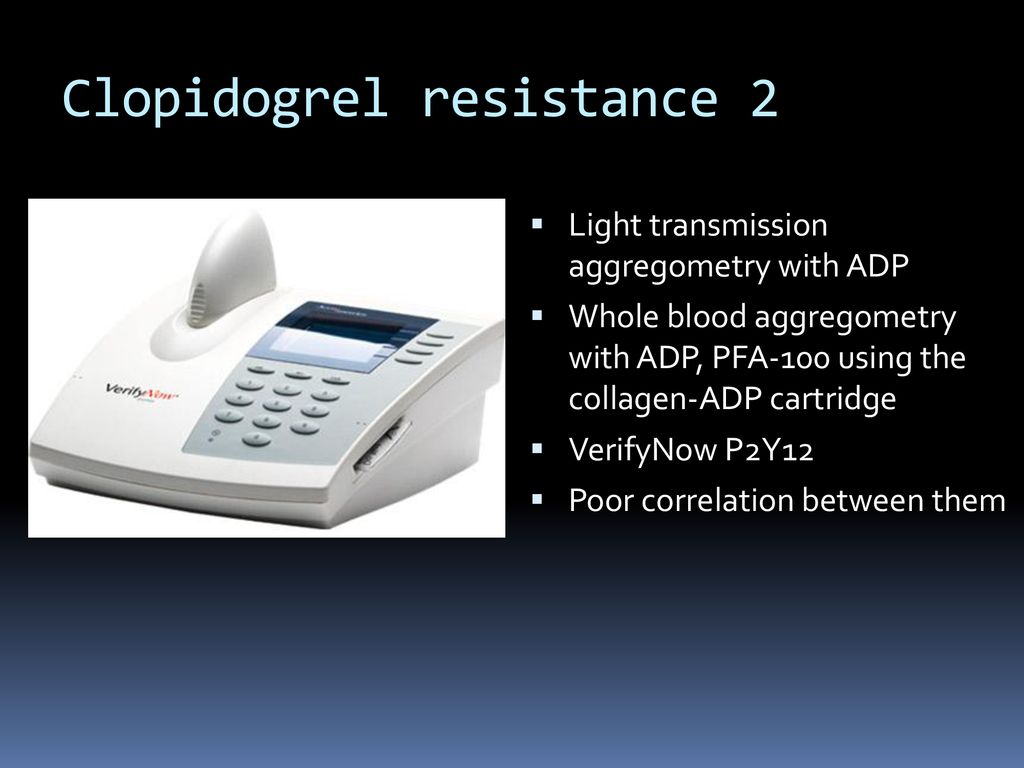 Clopidogrel resistance 2