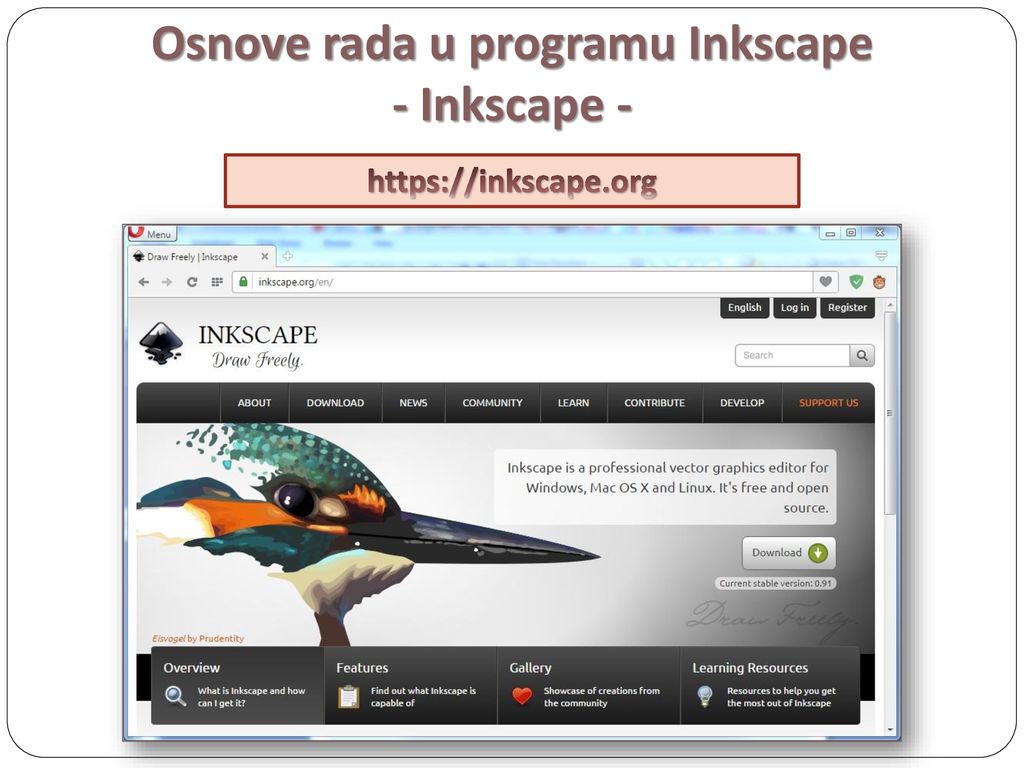 Osnove rada u programu Inkscape - Inkscape -