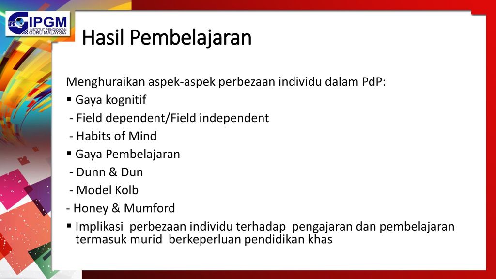 Edup3033 Murid Dan Pembelajaran Ppt Download