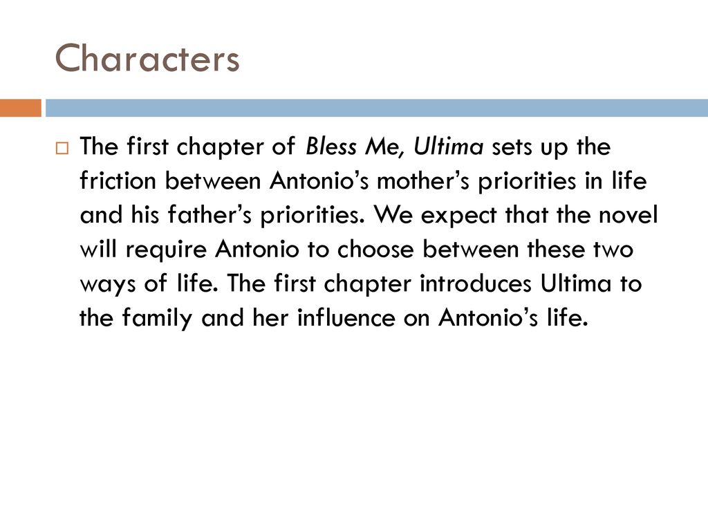 bless me ultima character analysis