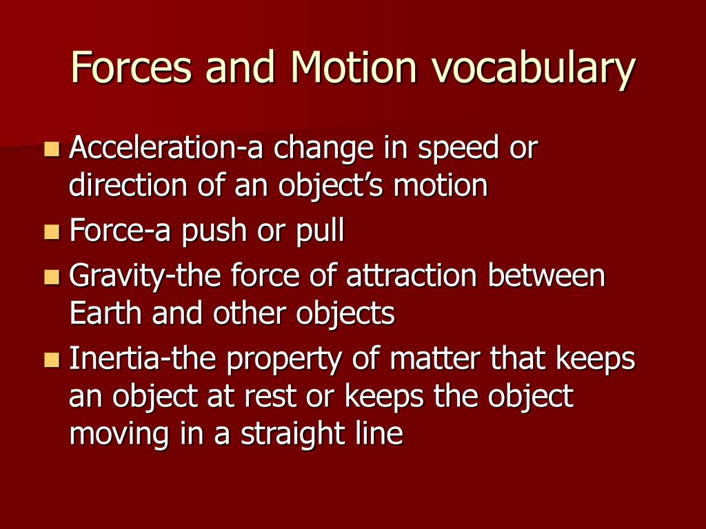 Forces and Motion and Simple Machines - ppt download