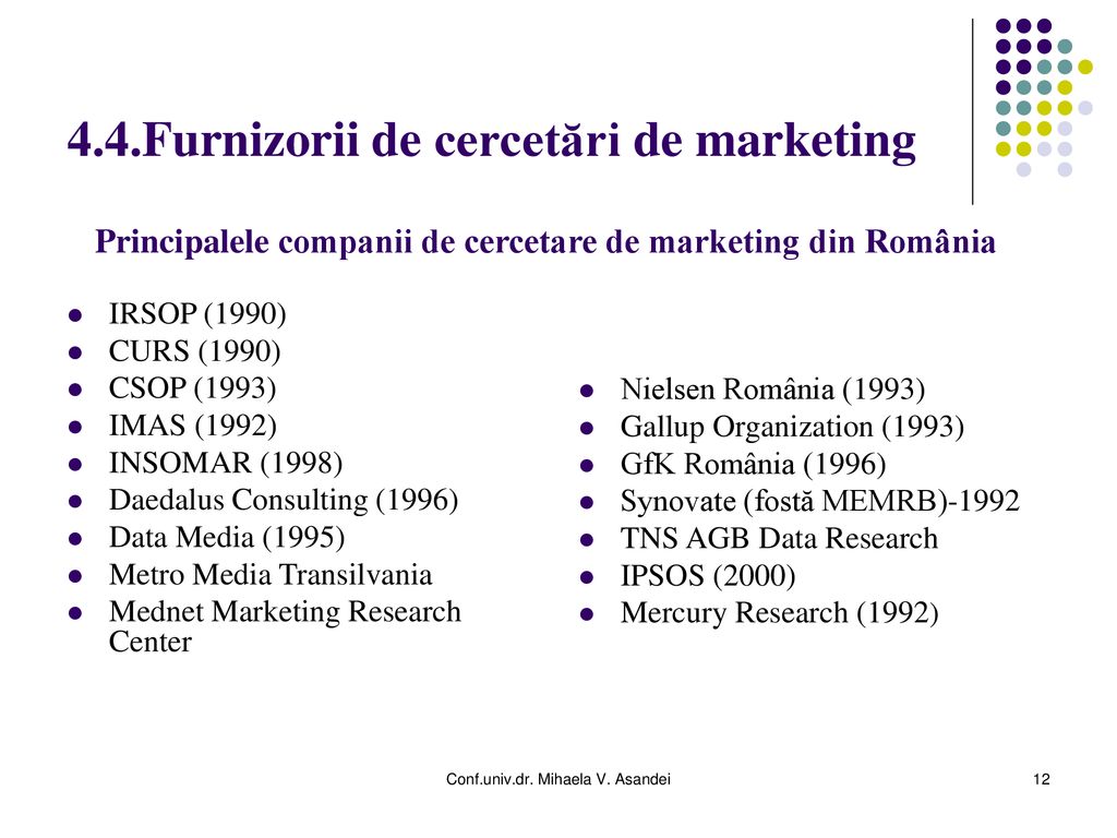 Marketing CercetÄƒri De PiaÅ£Äƒ Ppt Download