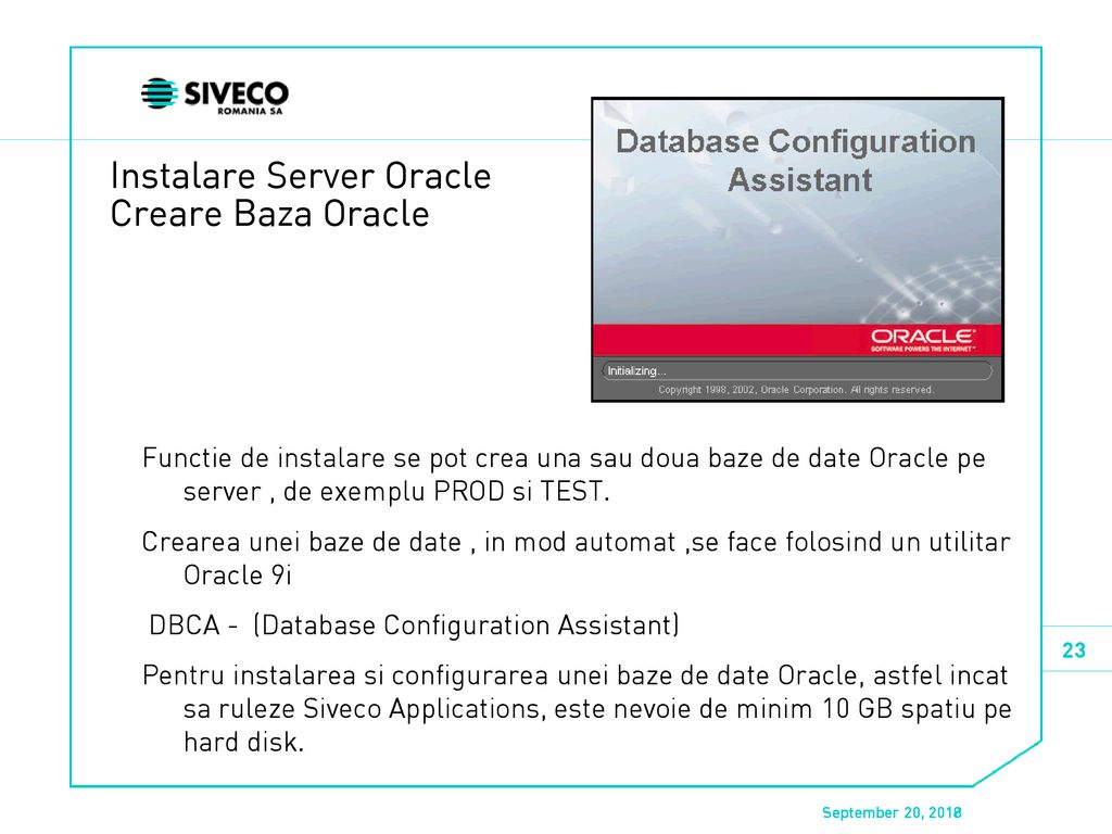 Administrare Oracle 9i Suport de curs - ppt download