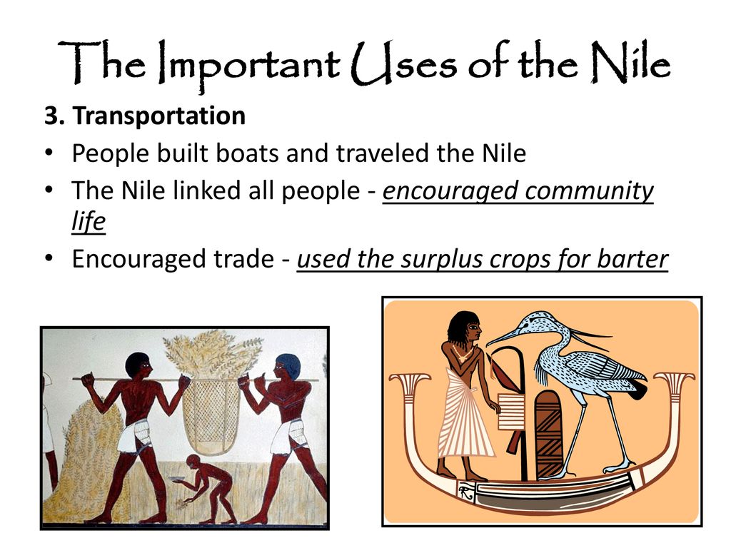 The Important Uses of the Nile
