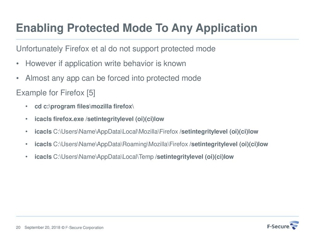 Making life difficult for malware ppt download