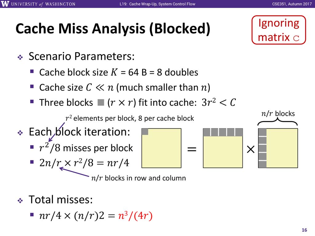 Cache Wrap Up System Control Flow Cse 351 Autumn Ppt Download