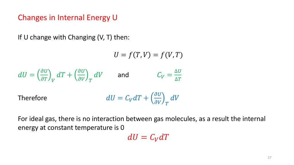 Part 3 First Law Of Thermodynamics Ppt Download