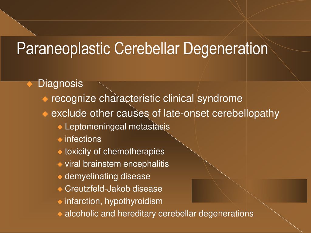 PARANEOPLASTIC SYNDROMES - ppt download