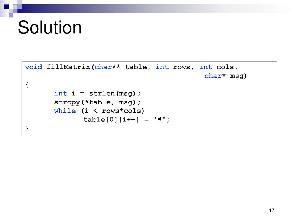 Dynamic memory allocation and image processing ppt download