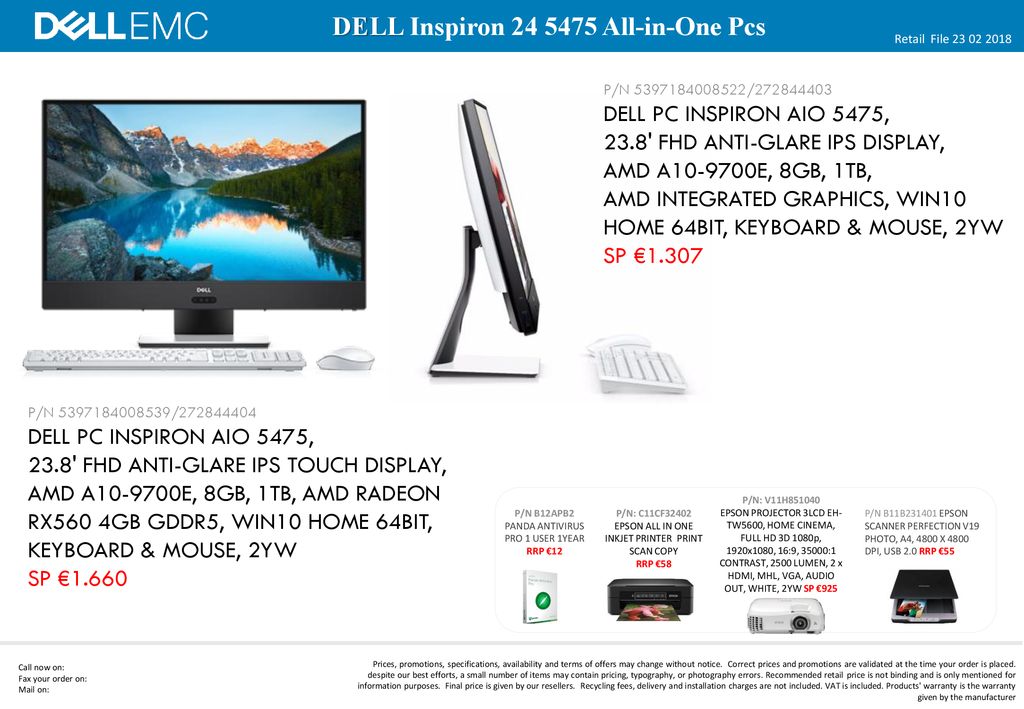DELL Inspiron AllinOne Pcs ppt download