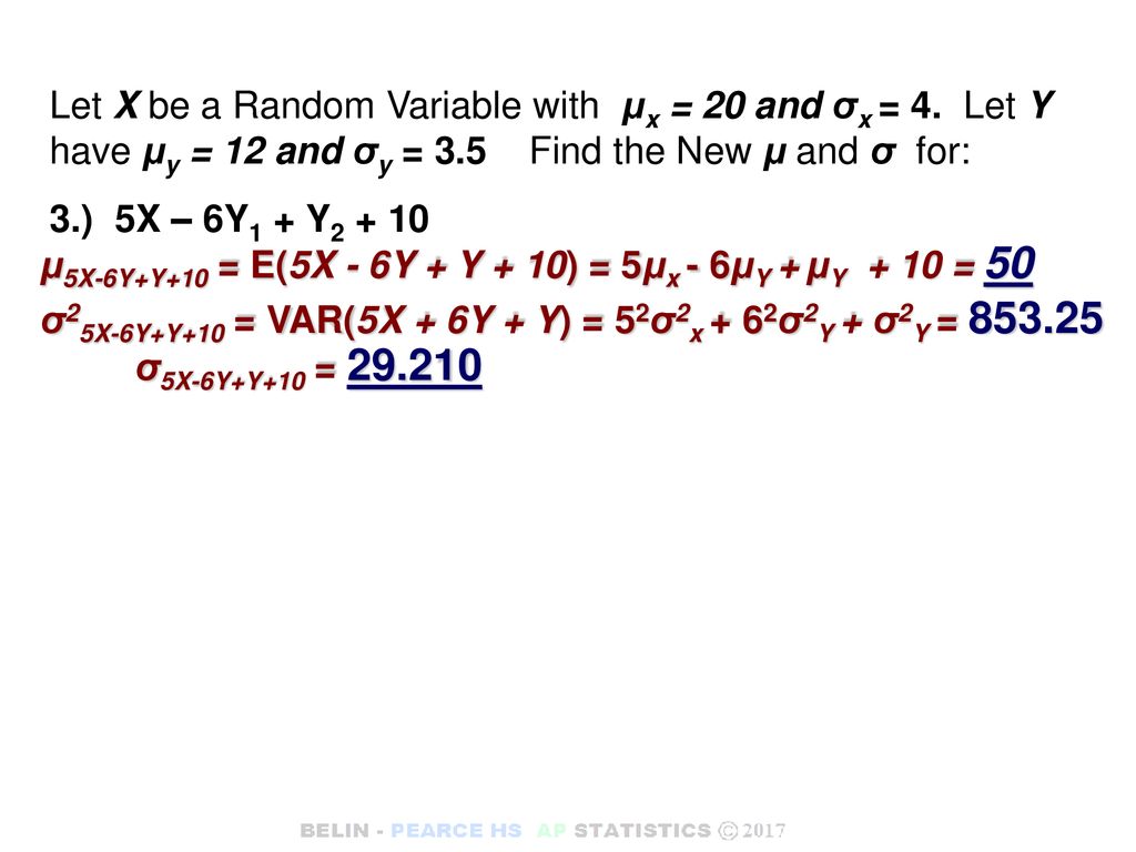 B What Is The Standard Deviation For The Combined Markets Ppt Download