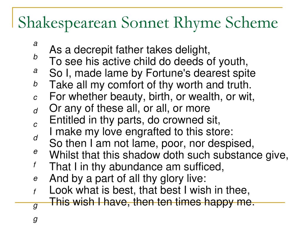 Shakespeare's Sonnets - ppt download