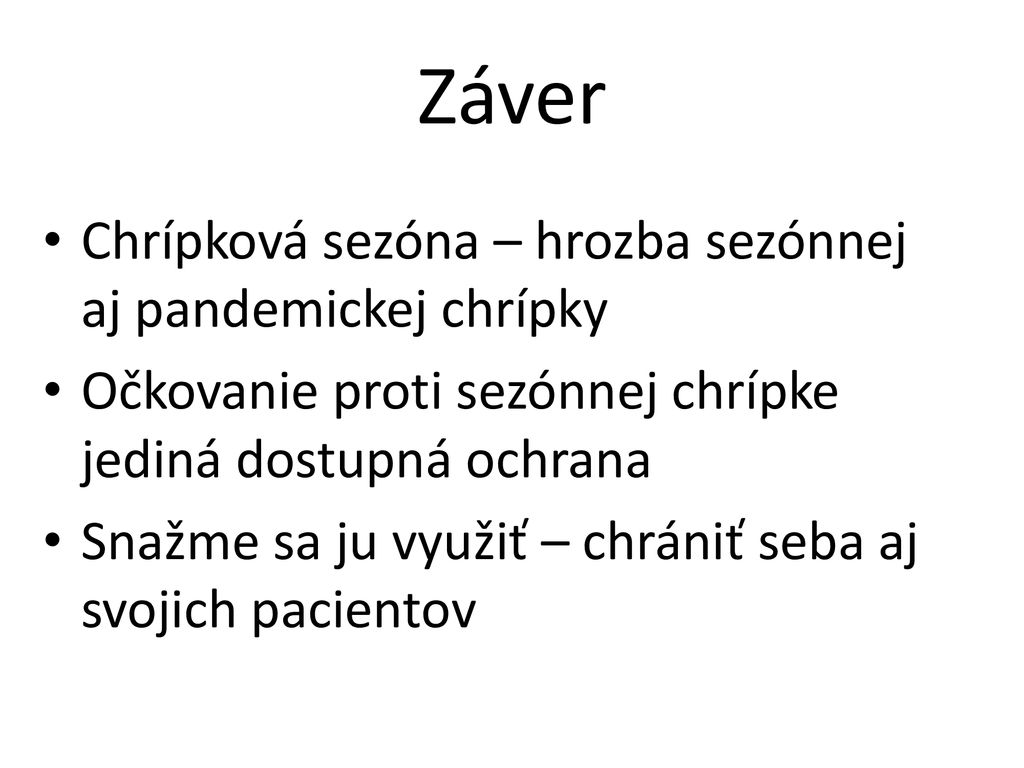 Chrípka – Nové Hrozby A Výzvy - Ppt Download