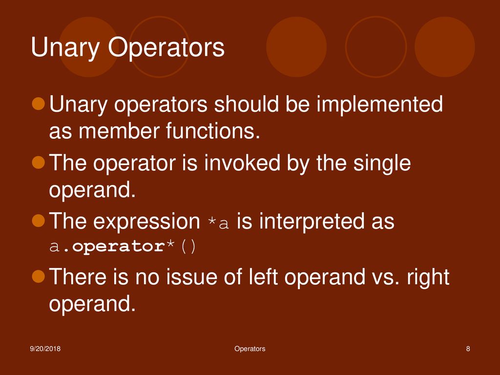 Friends and unary operators ppt download