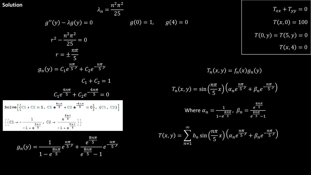The Heat Equation For Two Dimensional Objects Ppt Download