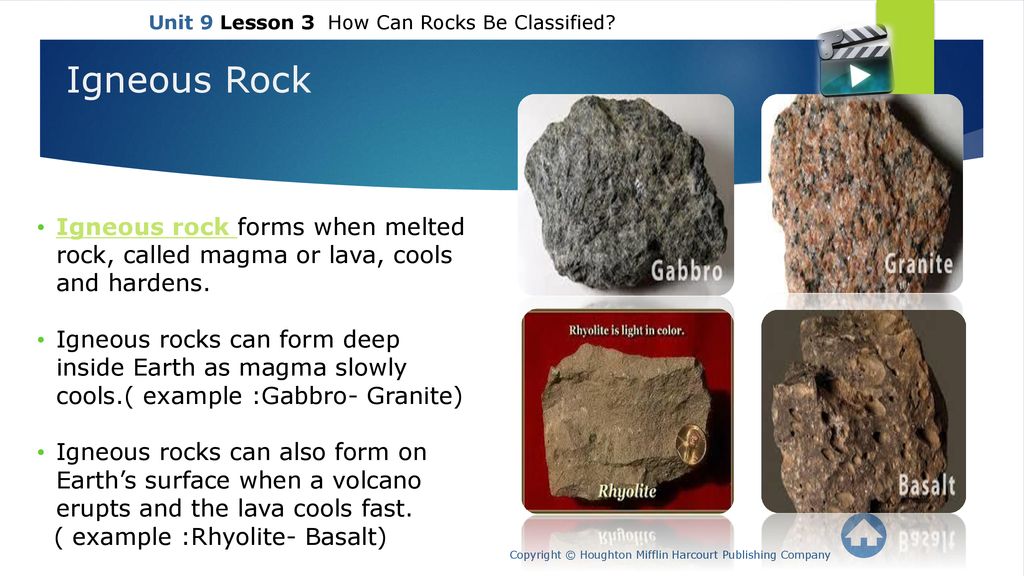 Unit 9 Lesson 3 How Can Rocks Be Classified? - ppt download