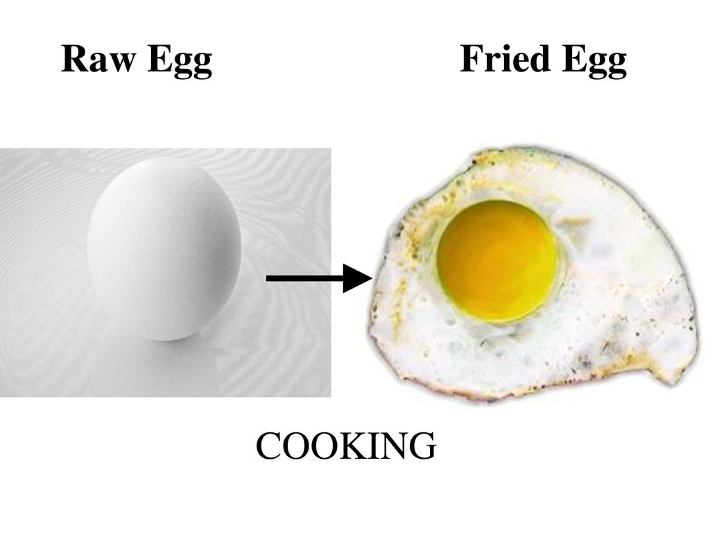 Cooking An Egg Chemical Change