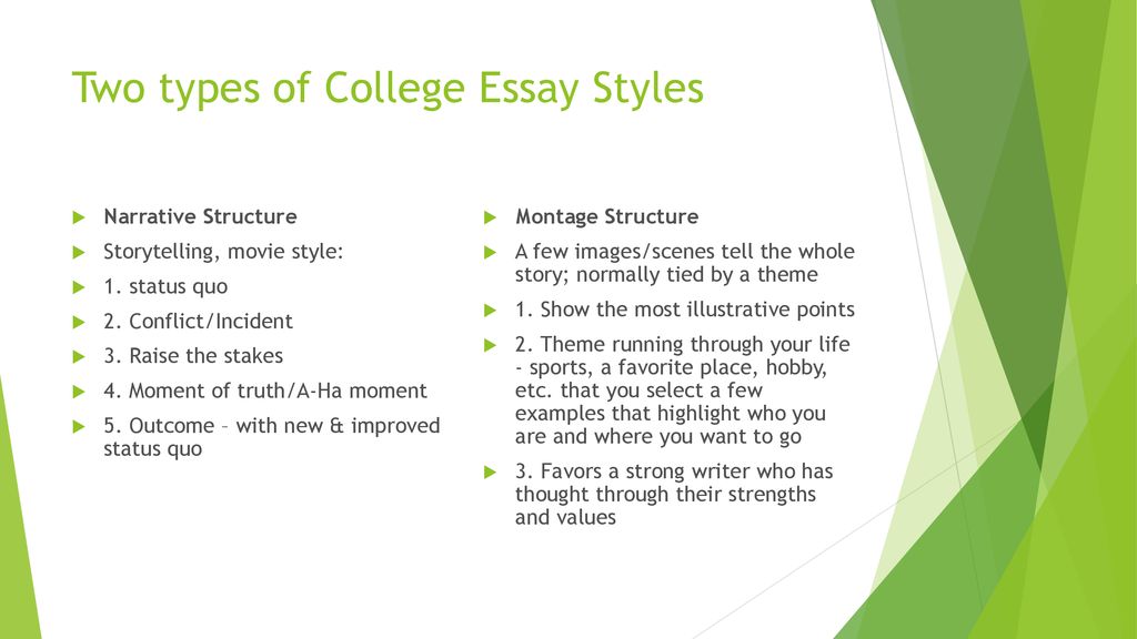 college style essay