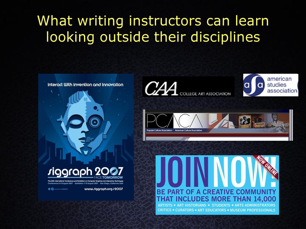 What writing instructors can learn looking outside their disciplines