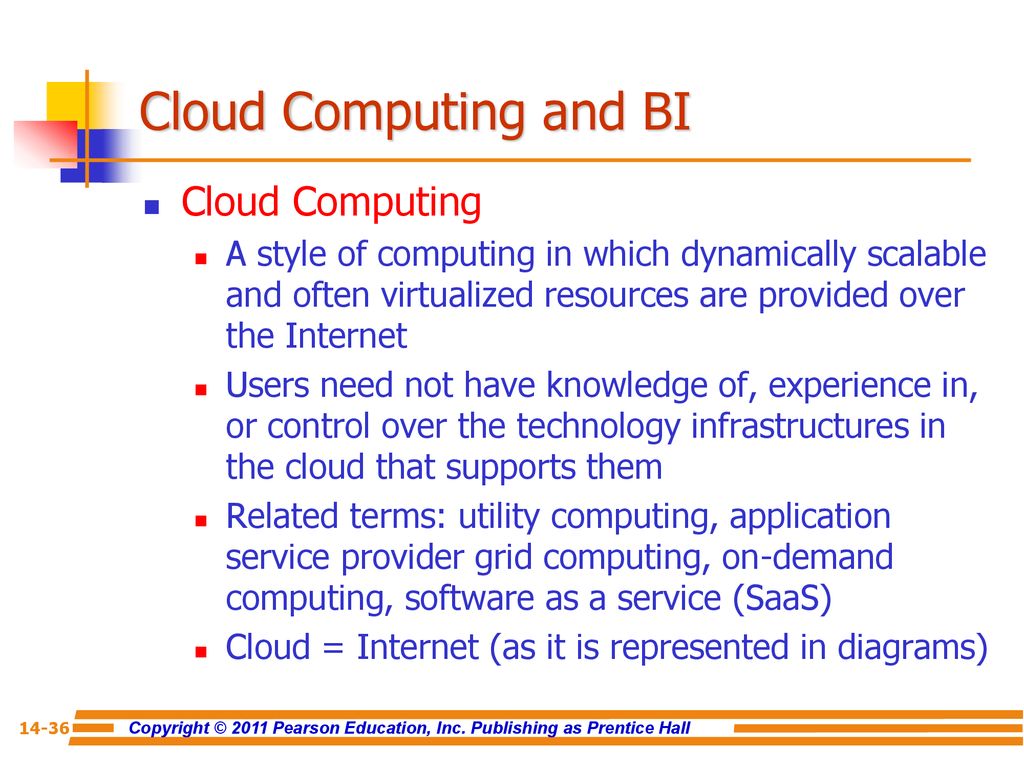 Cloud Computing and BI Cloud Computing