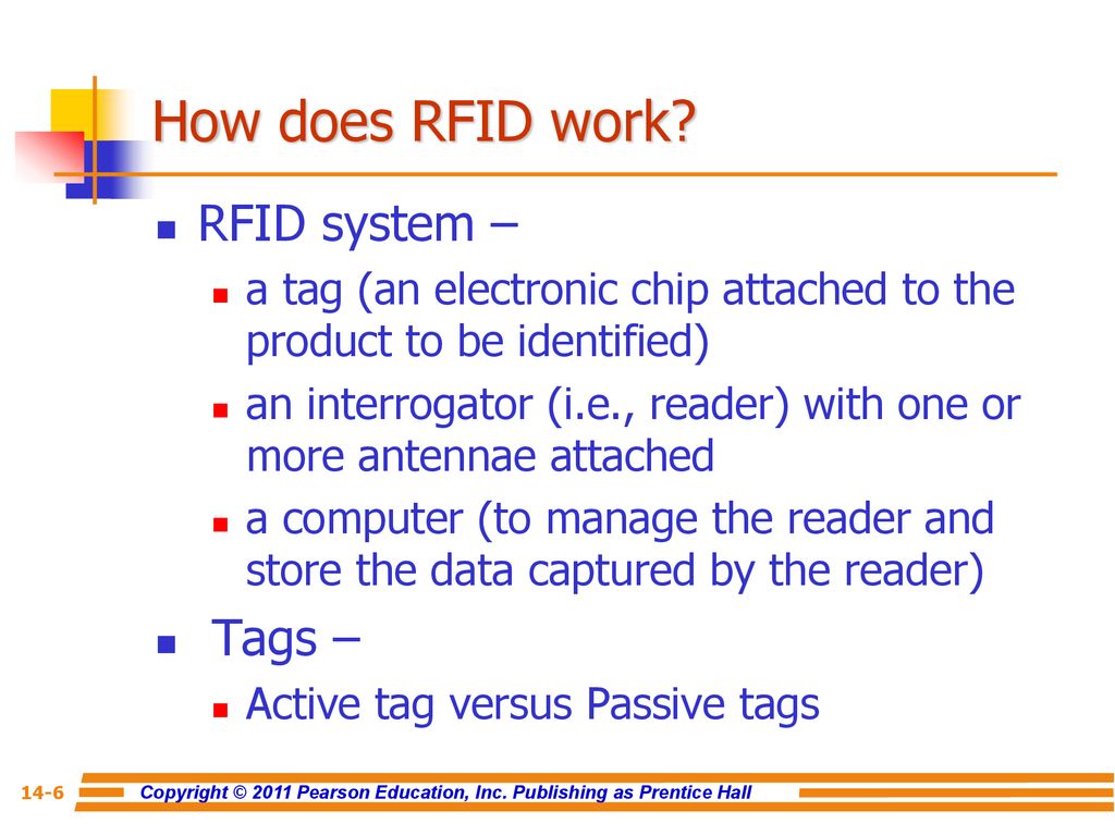 How does RFID work RFID system – Tags –
