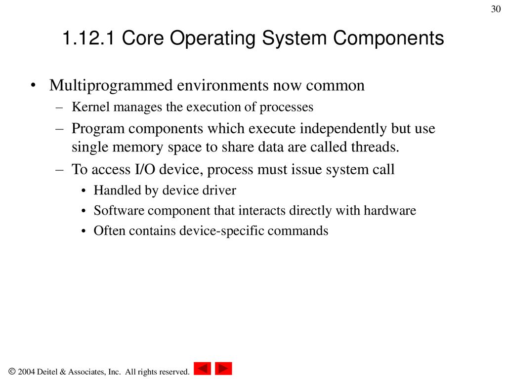 Chapter 1 – Introduction to Operating Systems - ppt download