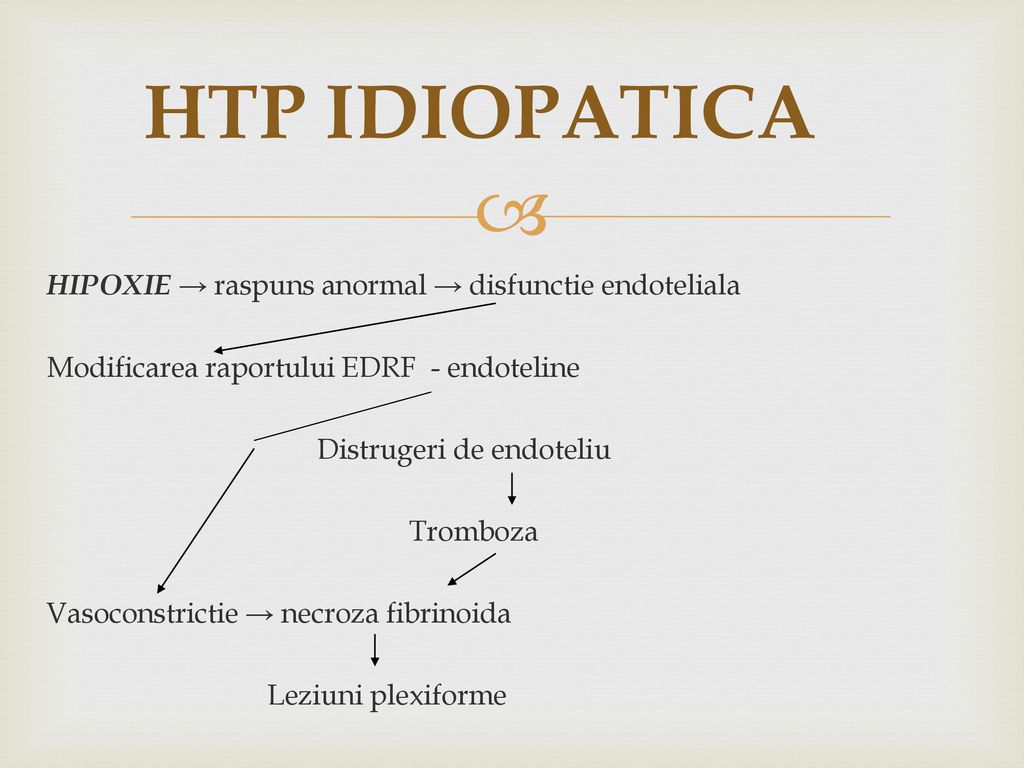 HTP IDIOPATICA