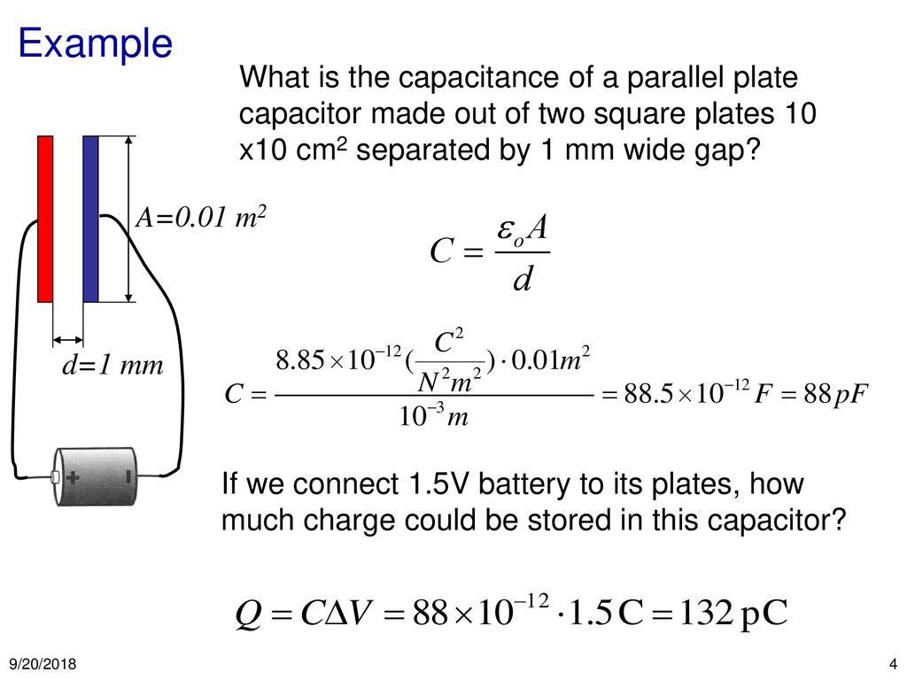 Chapter 24 Capacitance A Capacitor Consists Of Two Spatially Separated Conductors Which Can Be Charged To Q And Q Capacitor Is A Device That Stores Ppt Download