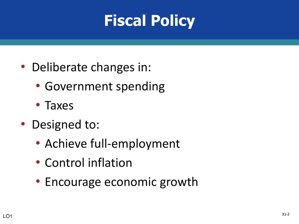 Fiscal policy deficits and debt ppt download