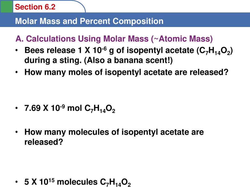 To understand the concept of average mass - ppt download