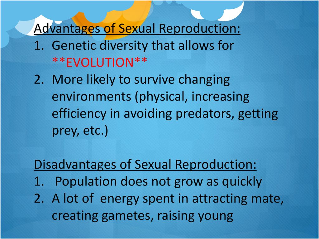 Sexual Vs Asexual Reproduction Ppt Download 