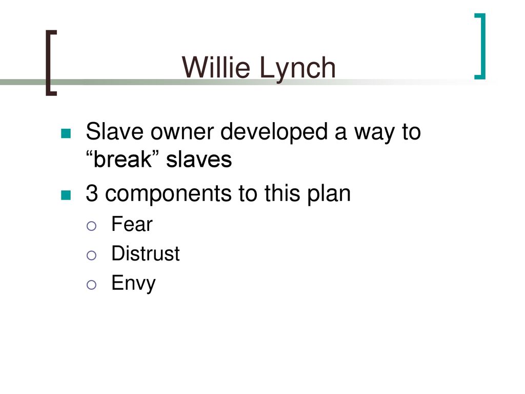 when was willie lynch born