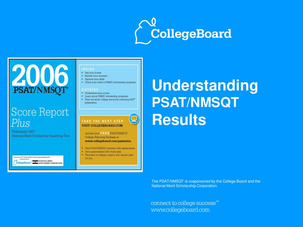 Understanding PSAT/NMSQT Results ppt download