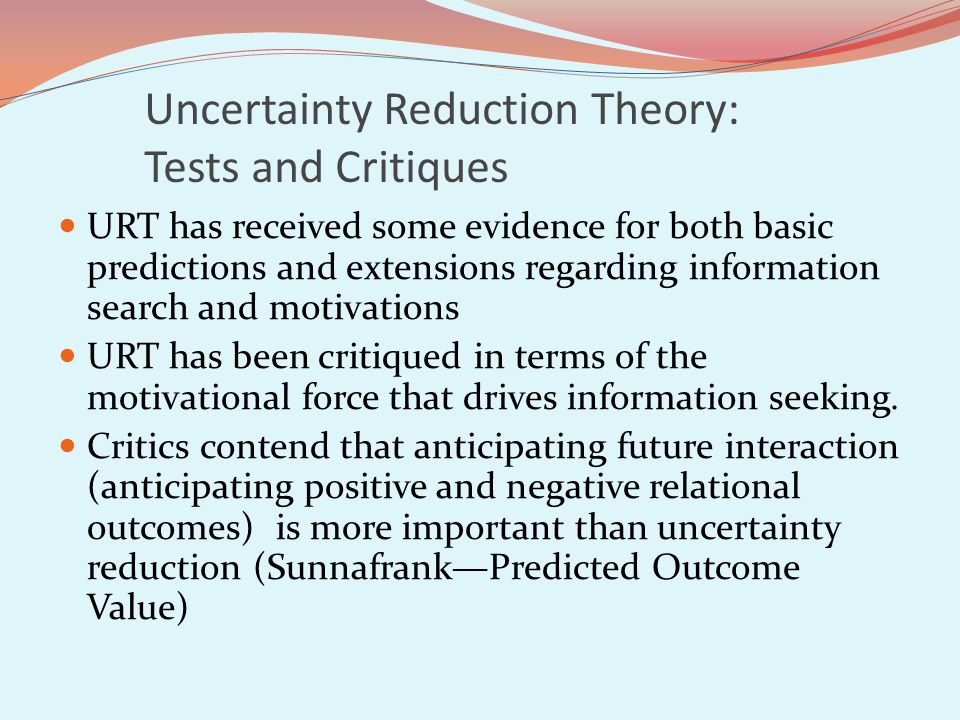 Reduction theory uncertainty SAGE Reference