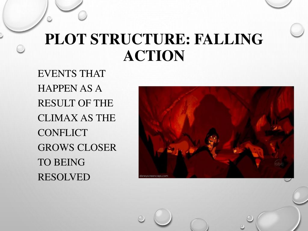 Plot structure: falling action