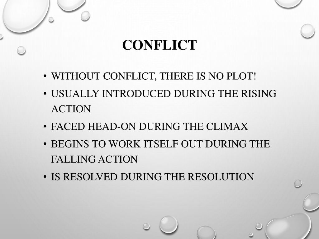 Narrative notes on plot structure, conflict, setting, and characterization. ppt download