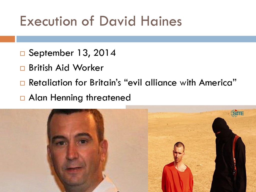 Execution of David Haines