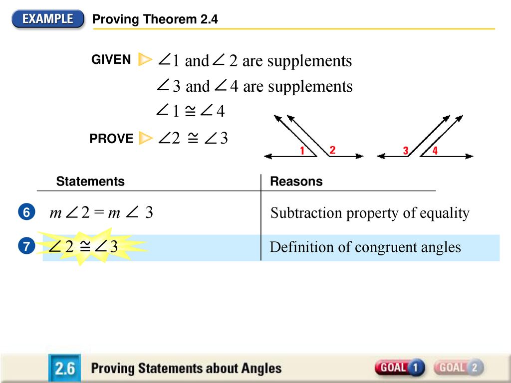 CONGRUENCE OF ANGLES THEOREM - ppt download