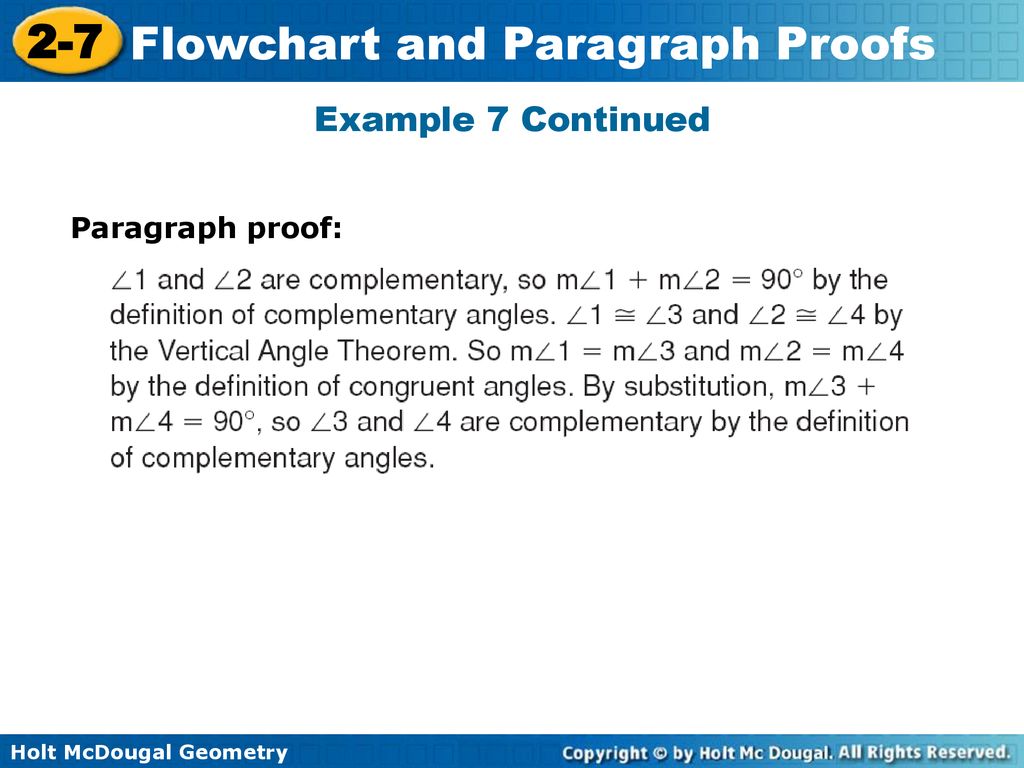 Flowchart and Paragraph Proofs - ppt download