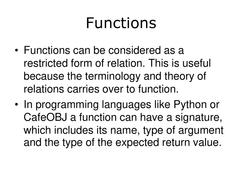 Computing Fundamentals 1 Lecture 7 Relations - ppt download
