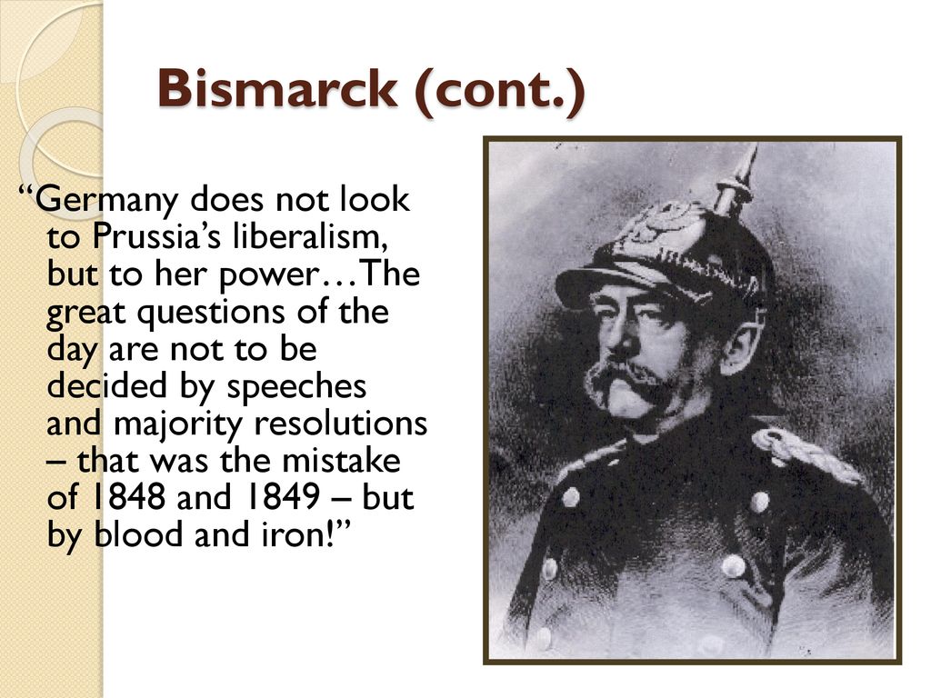 Otto von Bismarck & German Unification - ppt download