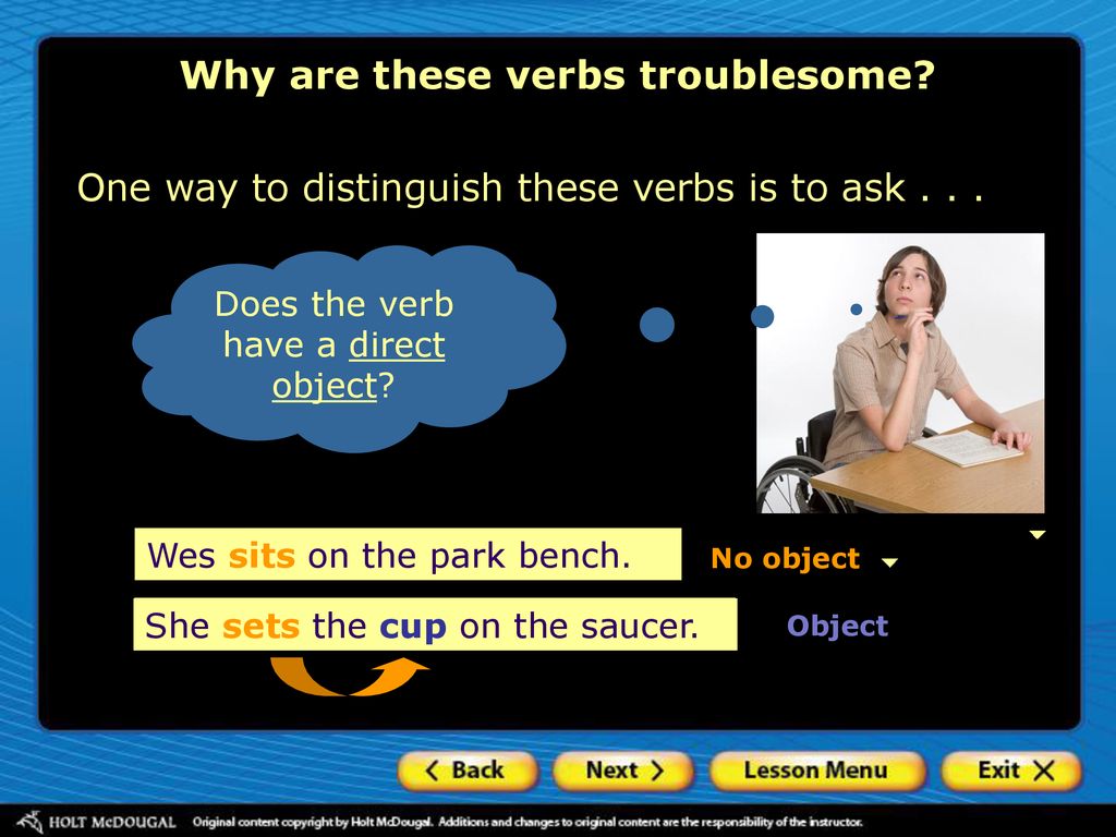 Why are these verbs troublesome