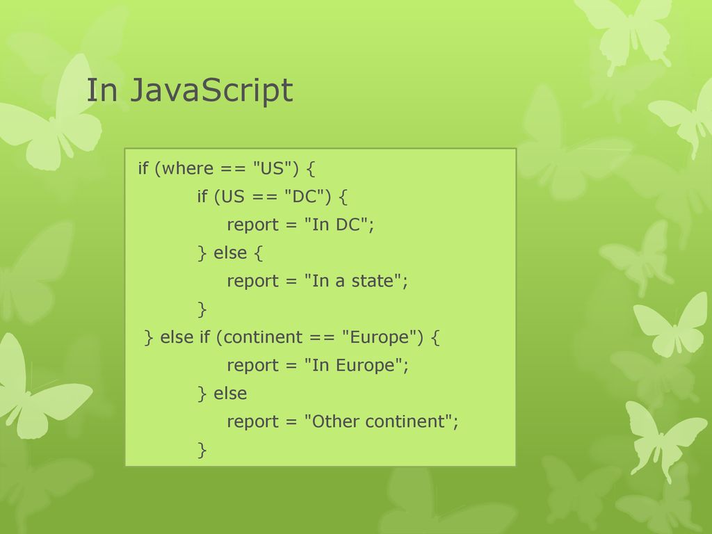 JavaScript conditional - ppt download