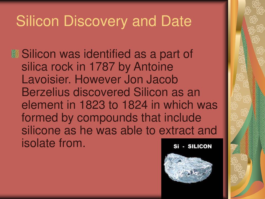 silicon discovery