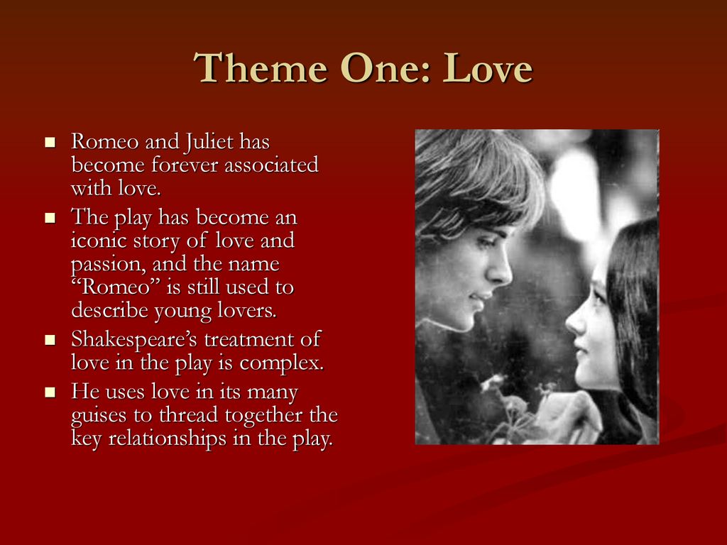 shakespeare romeo and juliet themes