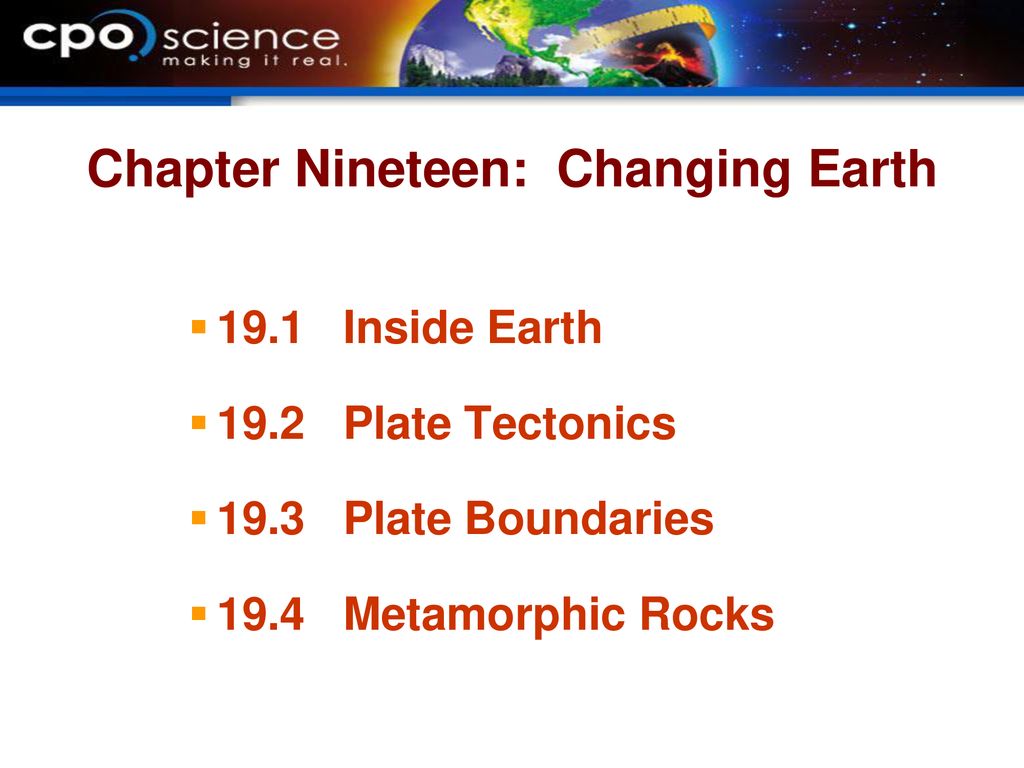 Unit Six Earths Structure Ppt Download