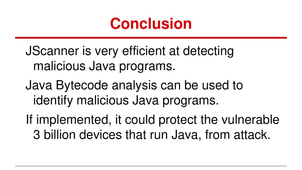 An open source java malware defense tool ppt download