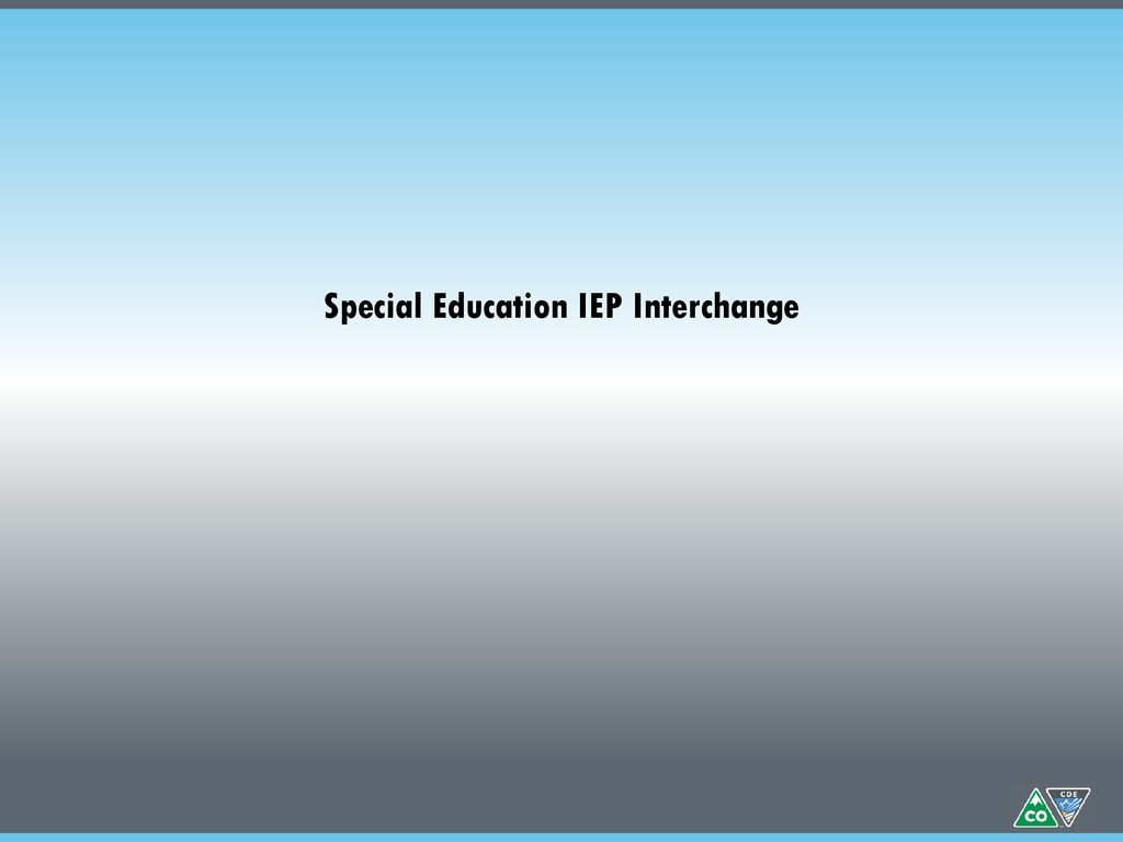 Special Education IEP Interchange