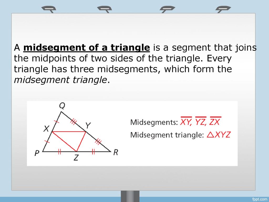 Triangle Midsegment Theorem - ppt download Regarding Midsegment Theorem Worksheet Answer Key