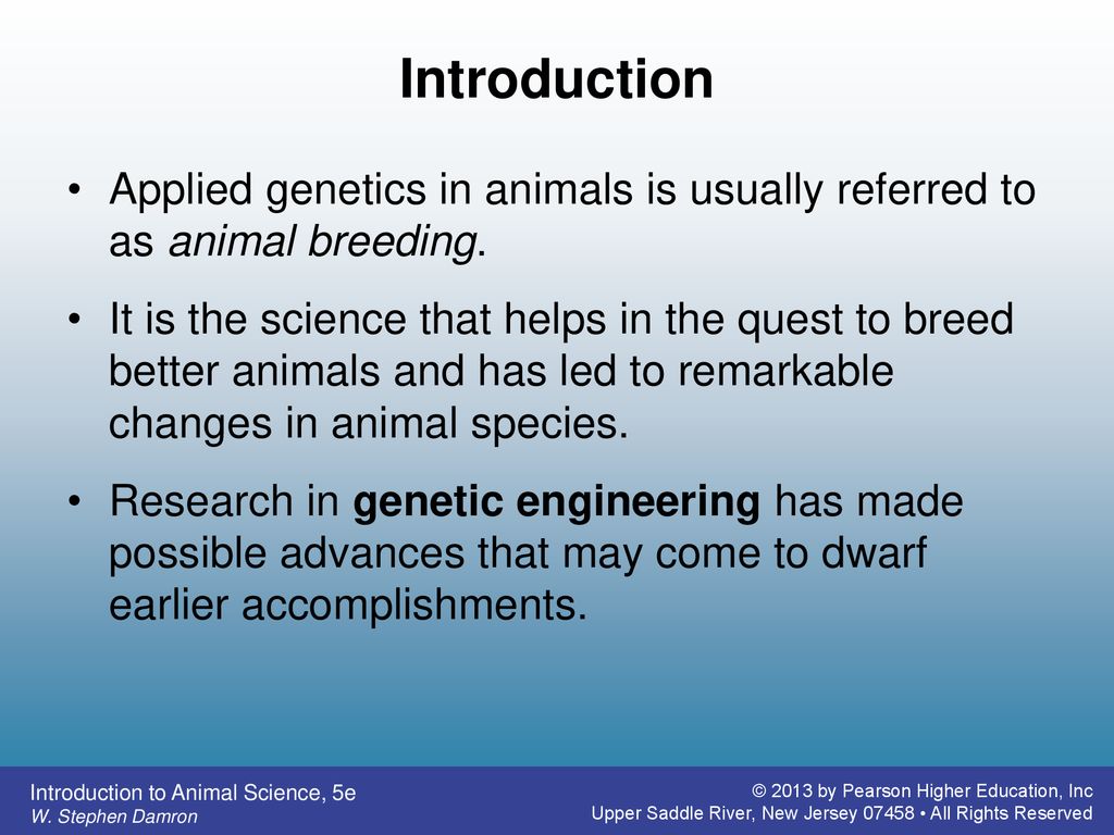 Introduction to Animal Science: - ppt download